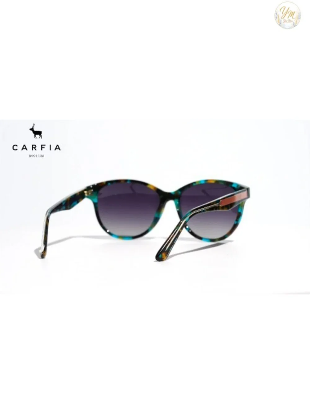 Cat Eye Polarized Acetate Sunglasses for Women UV400 Big Face